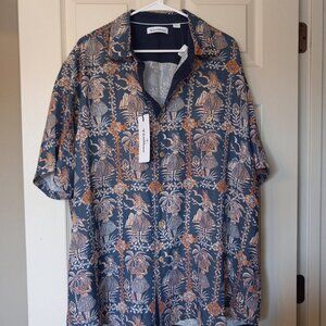 Roundtree and Yorke Caribbean Men's Size XXL Button Down shirt